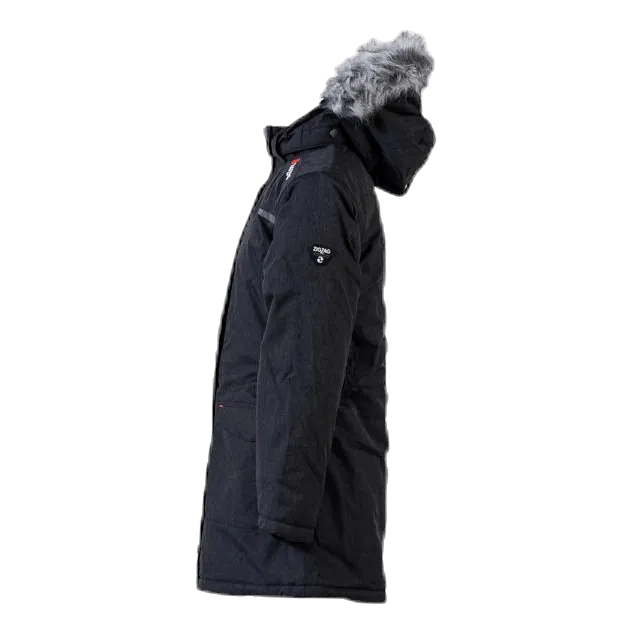 Gitte Girl Melange Parka W-PRO 10000 Grey