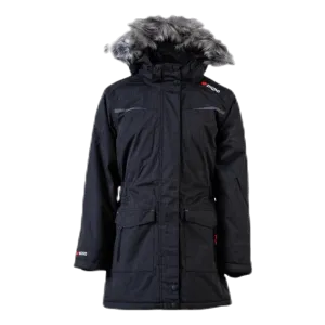 Gitte Girl Melange Parka W-PRO 10000 Grey