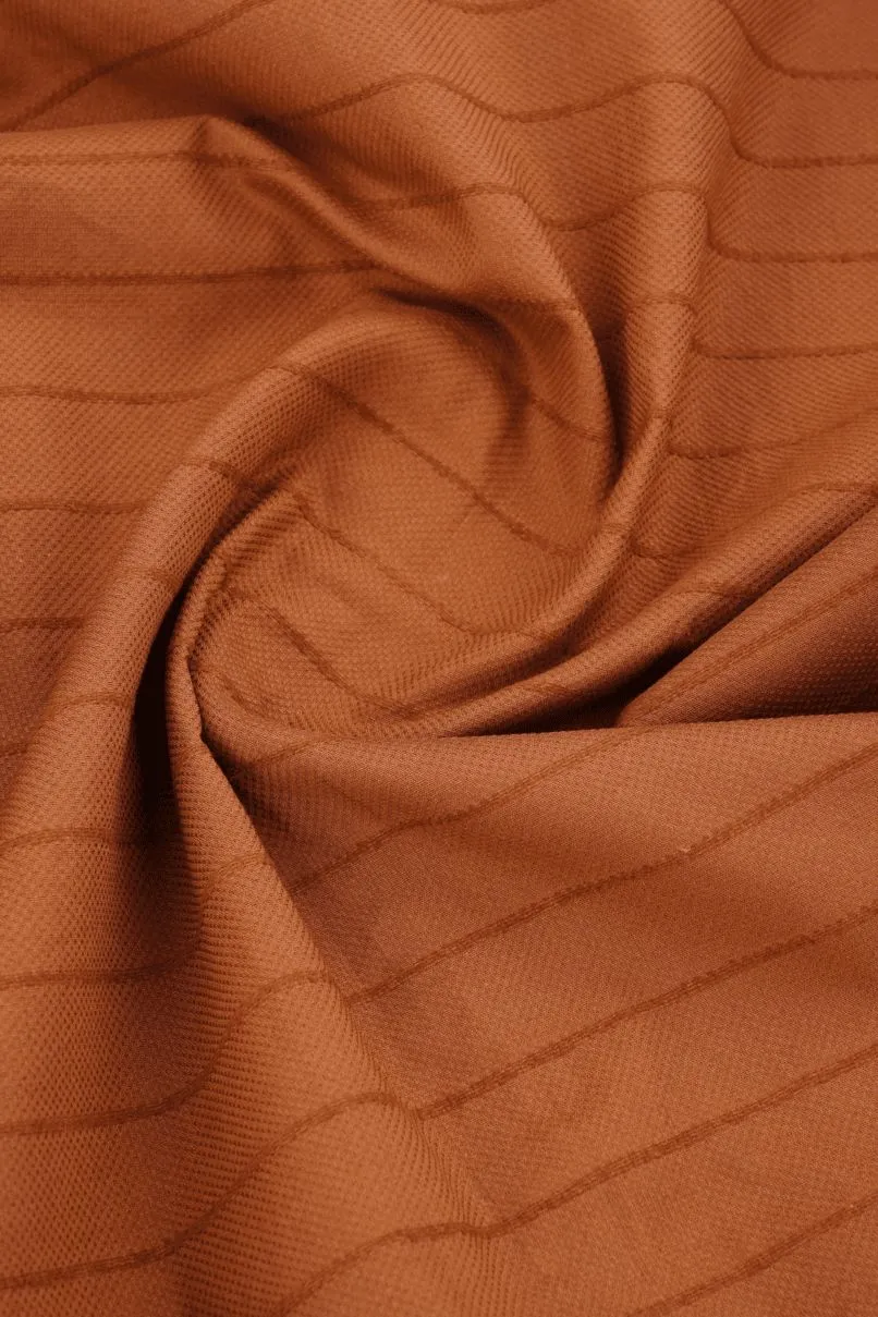 Golden Brown Stripes - Full-Stain Proof