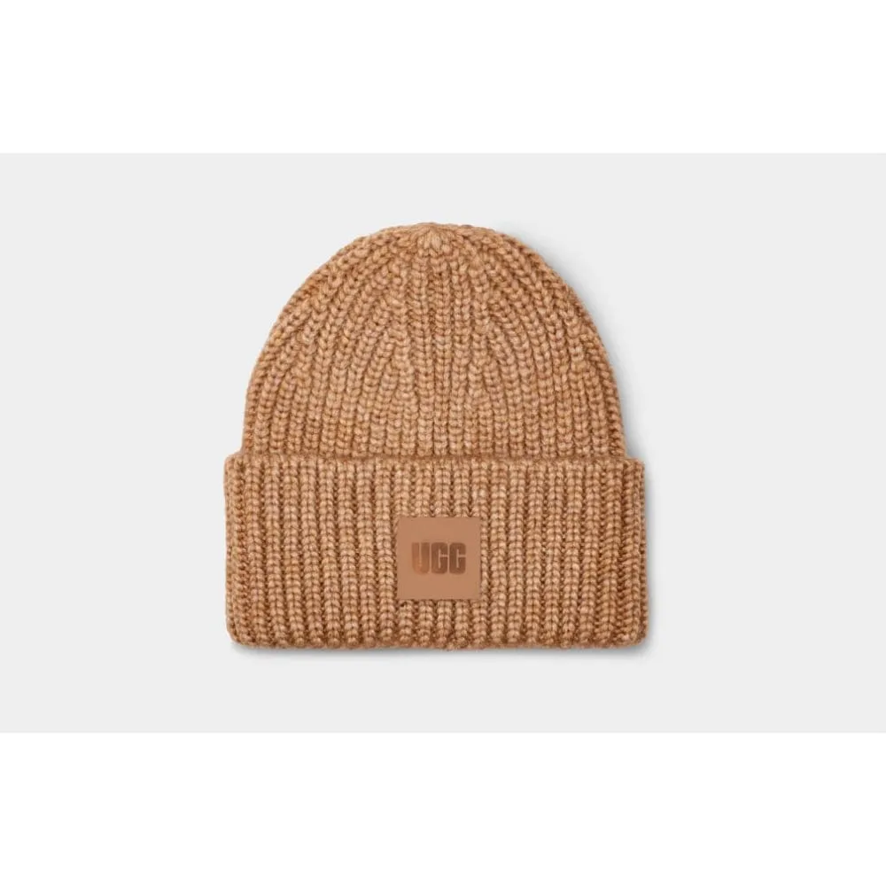 UGG Chunky Rib Beanie IN Camel